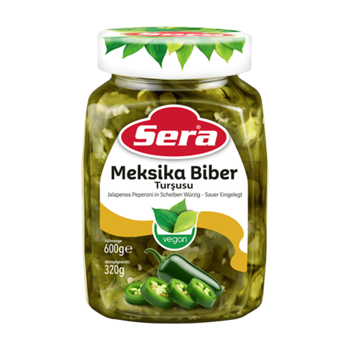 Sera Meksika Biber Tursusu (Pickle Jalapeno) 600g