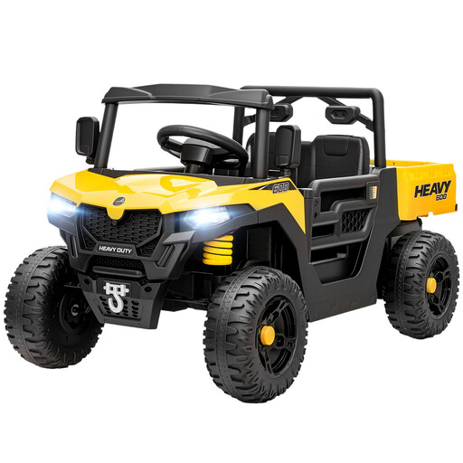 AIYAPLAY 12V Electric Ride on for Kids with Electric Dump Bed