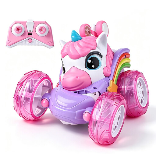 Unicorn RC Stunt Car Toy for Girls
