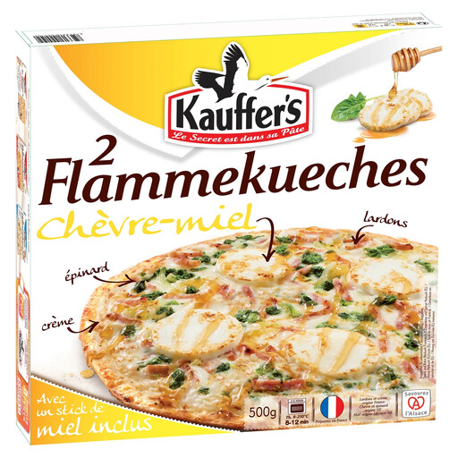 Tartes Flambées Chèvre Miel Kauffer's