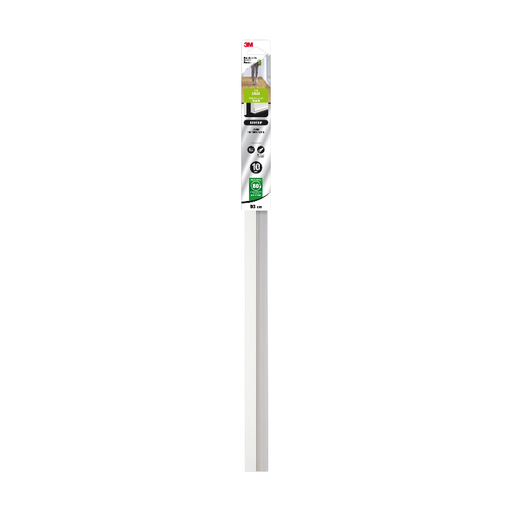 3M Premium Door Stop Adhesive Smooth White 0.93 m