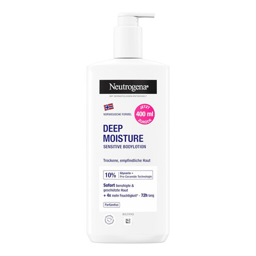 Neutrogena Norwegian Formula Deep Moisture Sensitive Skin Body Lotion 400ml