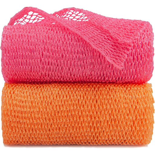 African Net Sponge Kit - Pink & White