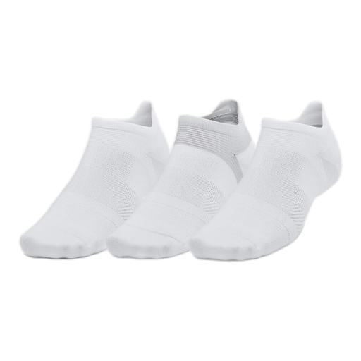 Under Armour ArmourDry Run Lite 中性款三双装隐形袜 - 白色