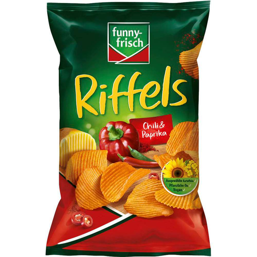 Funny-Frisch Chili & Red Pepper crisps, 150 g