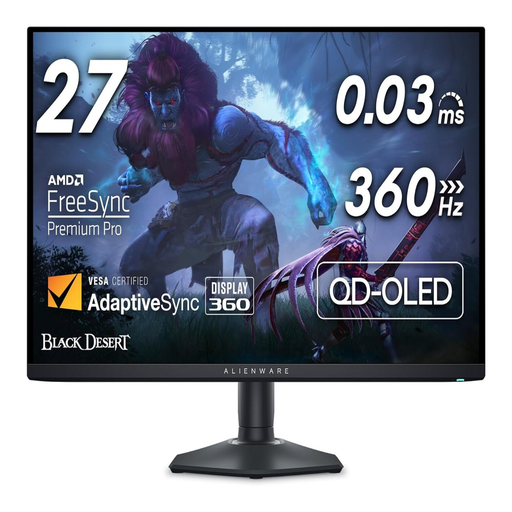 Dell Alienware 27-inch QD-OLED Gaming Monitor - AW2725DF