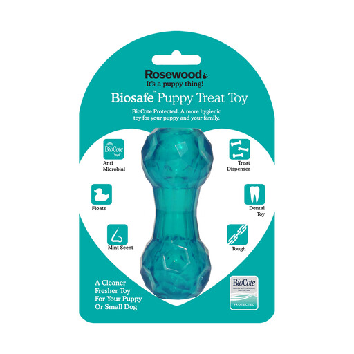 Rosewood BioSafe Dumbbell Treat Toy