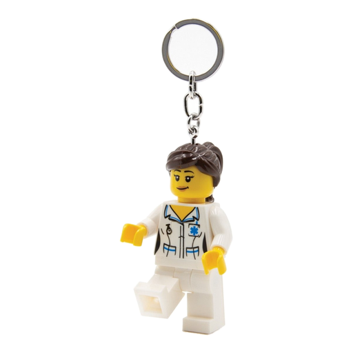 LEGO Keychain with LED - Nurse