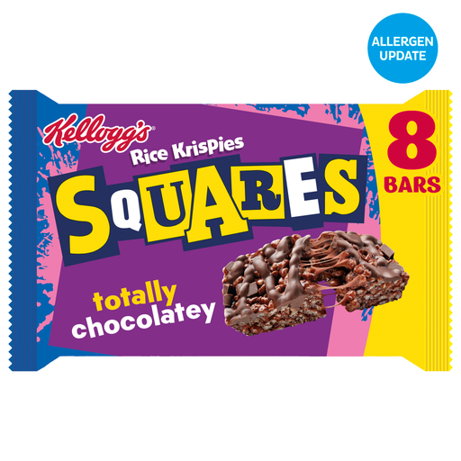 Kellogg's Rice Krispies Squares Totally Chocolatey Snack Bars, 8 x 36g