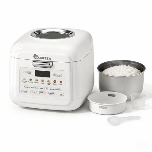 IAGREEA Mini Visible Rice Cooker, 2L