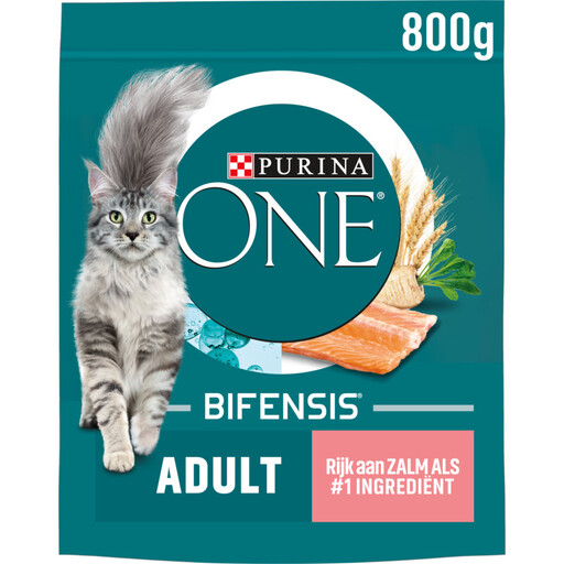 Purina One Adult Salmon - Whole Grains - 800 g
