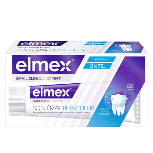 elmex Duopack Toothpaste Enamel care Whitening 2x75ml