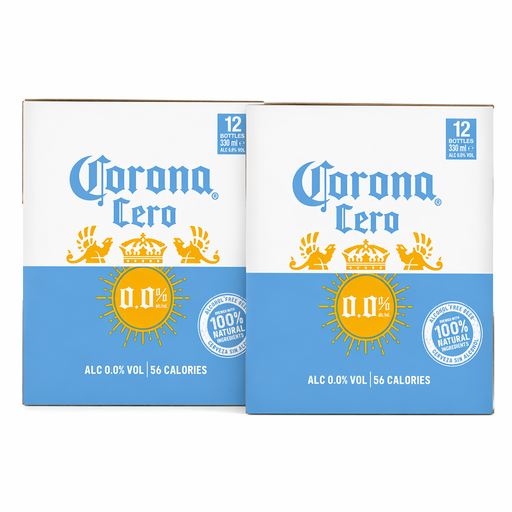 Corona Cero Alcohol Free Beer 12x330ml - 24 Pack