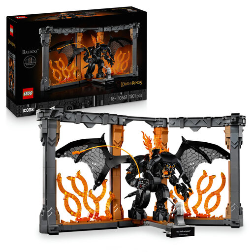 LEGO Icons 10367 The Lord of the Rings: Balrog Book Nook