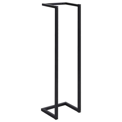 MINGHOU Black Wall-Mounted Towel Rack