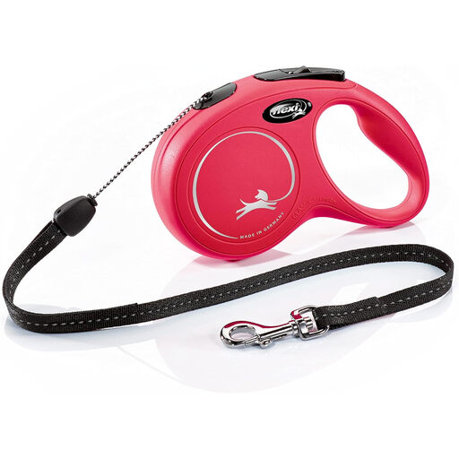 Flexi Classic Cord Red M 8Meters