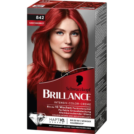 Schwarzkopf Brillance Intensive Color Cream 842 Cashmere Red