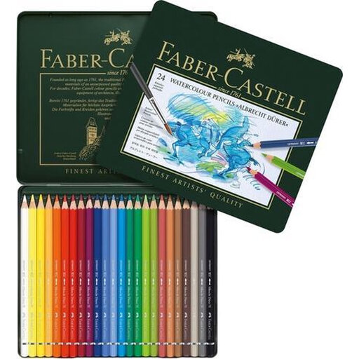 Faber-Castell Albrecht Dürer Watercolour Pencils Set - 24 stuks