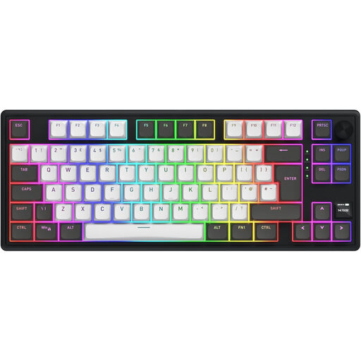 Hator Magnetic Wireless Gaming Keyboard Skyfall 80 Pro TKL RGB - UE/ISO Layout - Black