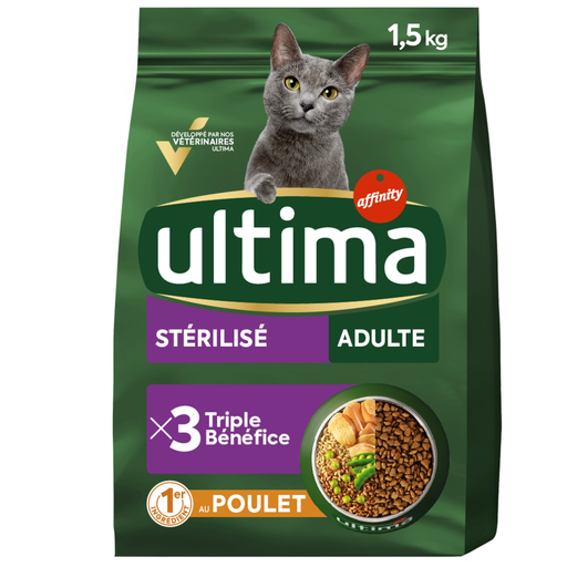 Ultima Sterilised Cat Food Chicken - 1.5kg