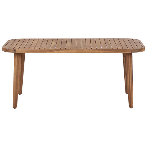Beliani Gartentisch aus Akazienholz 180 x 90 cm