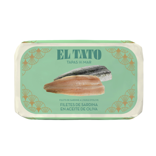 EL TATO sardine fillets in olive oil, 115/81 g