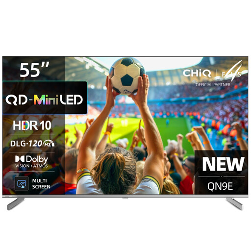CHiQ M55QN9E 55" 4K UHD Mini LED QLED TV