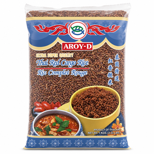 Aroy-D Super Quality Thai Red Cargo Rice 1kg