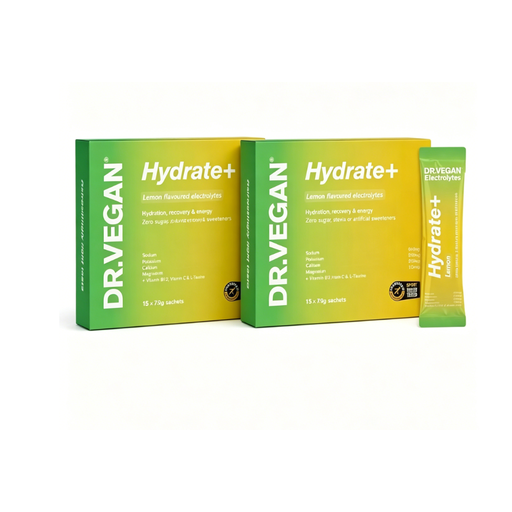 DR.VEGAN Hydration Sachets Lemon Flavour - 15 Sachets (2 Packs)