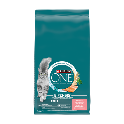 PURINA ONE ADULT ZALM / VOLKOREN GRANEN 7,5 KG