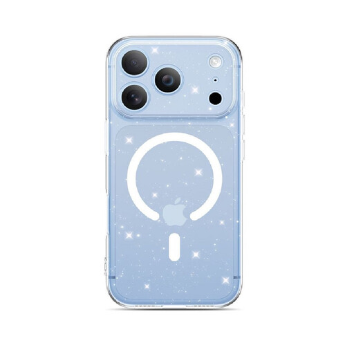 TECH-PROTECT FlexAir MagSafe clear glitter case for iPhone 17 Pro/18 Pro