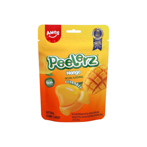 Amos Peelerz Gummy Candy - Mango