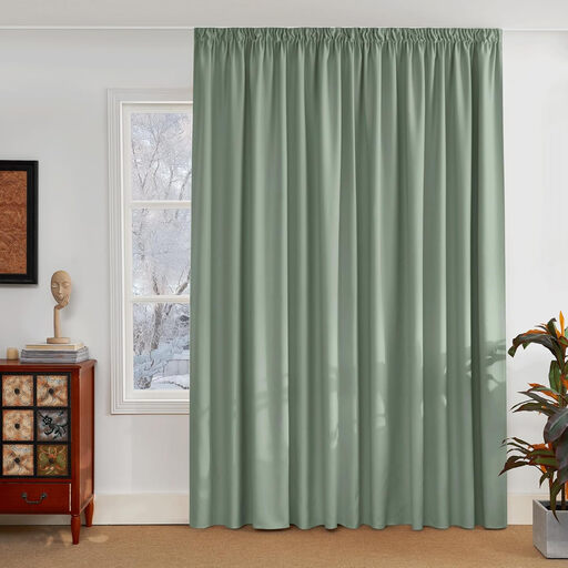 PONY DANCE Blackout Curtain with Pencil Pleat, 1 Panel W300 x L245 cm