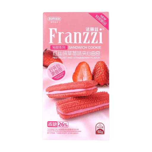 Franzzi Red Velvet & Strawberry Flavour Filled Cookies