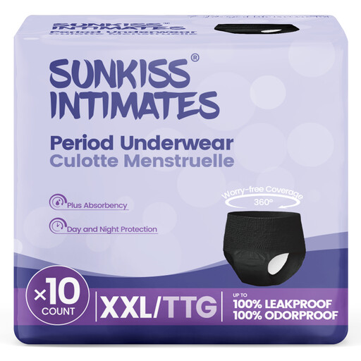 SUNKISS 经量较大适用女性一次性经期内裤 XXL