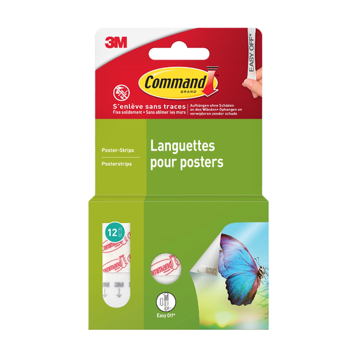 Command Poster Strips for lightweight items