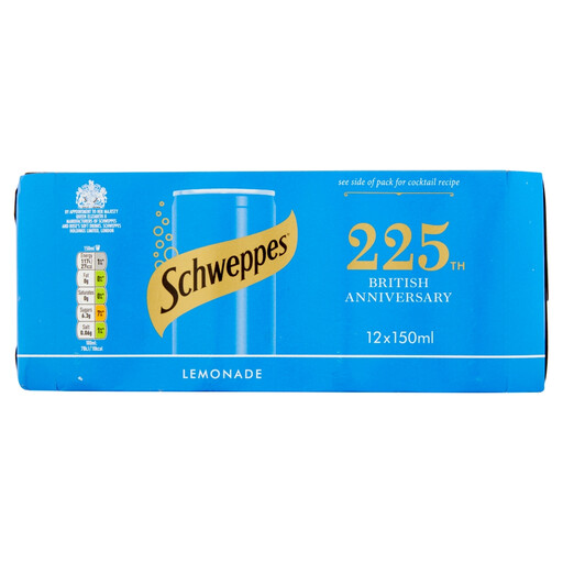Schweppes Original Lemonade 12 x 150ml