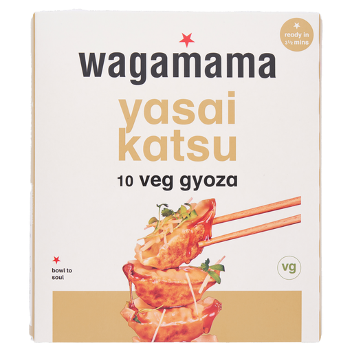 Wagamama Yasai Katsu Veg Gyozas, 10 pack, 200g