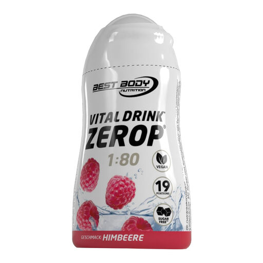 Best Body Nutrition Vital Drink Zero - Raspberry - 48ml Squeeze Bottle