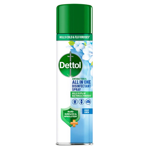 Dettol All-In-One Disinfectant Spray, Crisp Linen