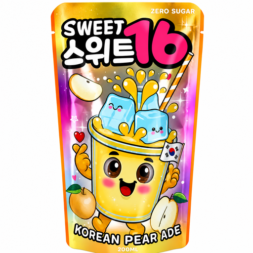 Sweet16 Ade Boisson à la Poire Sans Sucre (Zéro) 200ml