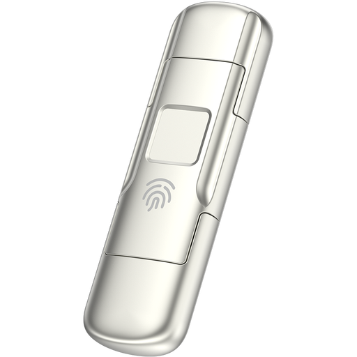MOVESPEED 256GB Fingerprint Encrypted Flash Drive