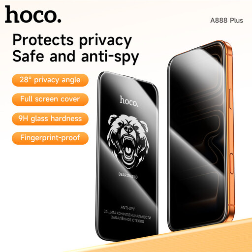 HOCO Anti-Spy Tempered Glass for iPhone 17