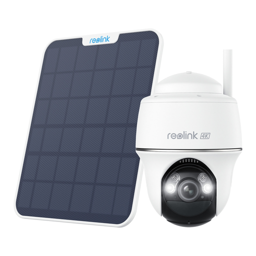 REOLINK B440 Solar Kit – Outdoor Security Camera – 4K 8MP – White
