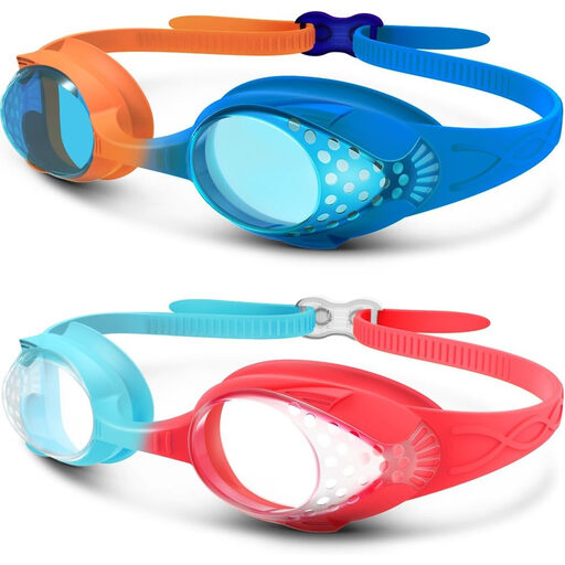 OutdoorMaster Kids Swim Goggles 2 Pack