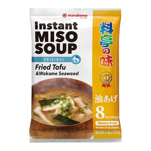 MARUKOME Miso Soup Fried Tofu & Wakame Seaweed 152g