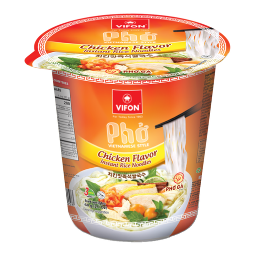 VIFON Cup Rice Noodle Chicken Pho Ga
