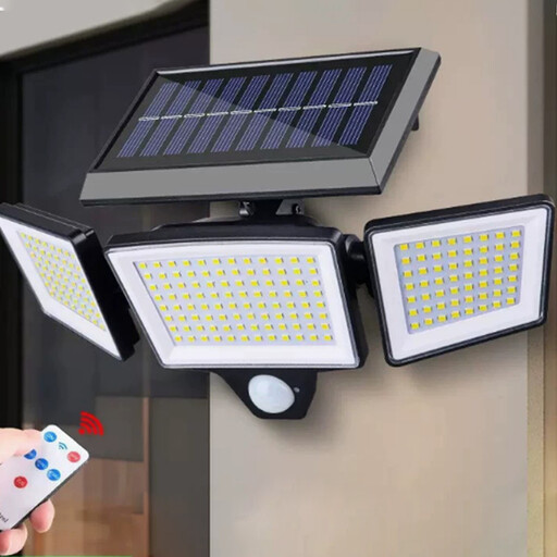 ume Solar Outdoor Lights 302 LED 3000LM, IP65 Waterproof Motion Sensor Outdoor Lights