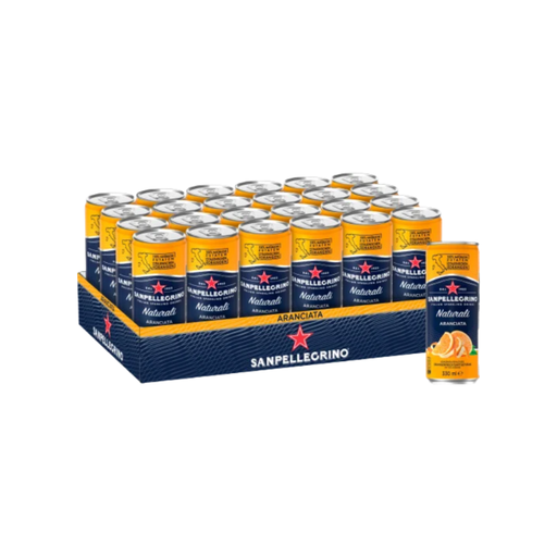 Sanpellegrino Aranciata Sparkling Orange Drink 24x0.33L