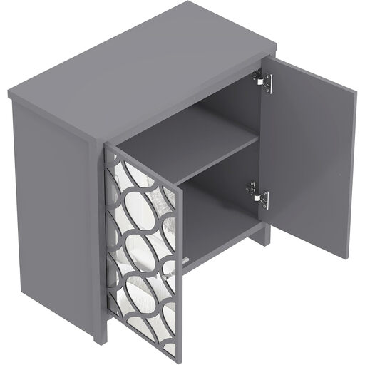 Galano Iris 2 Door Sideboard with Mirror Doors